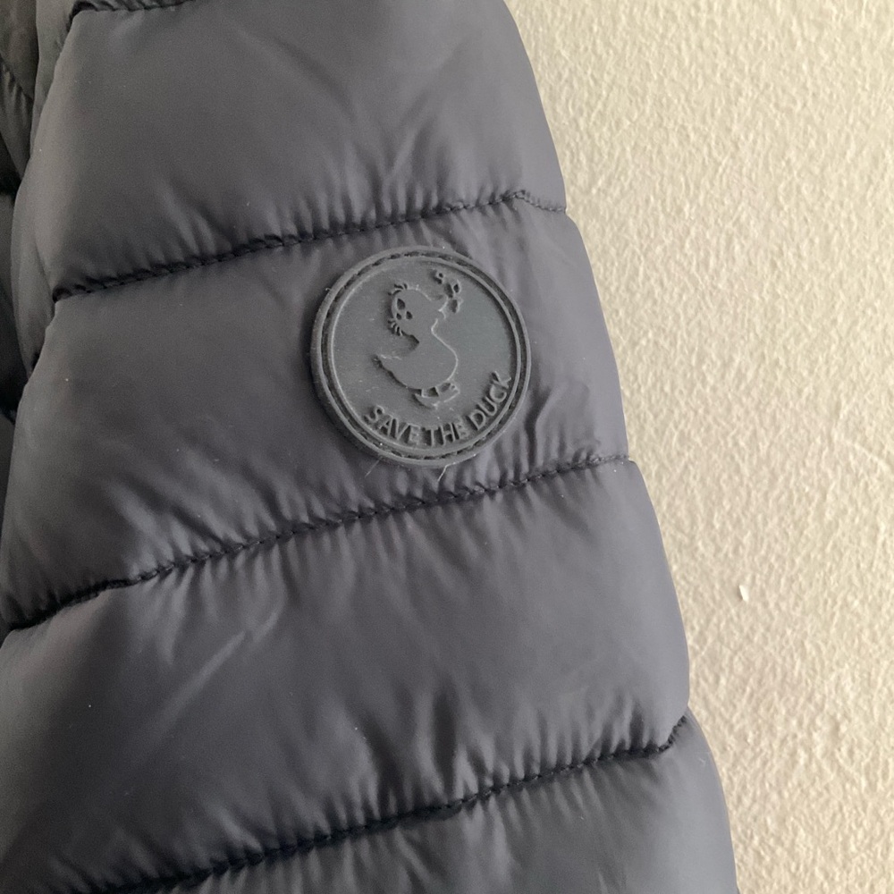 SAVE THE DUCK Men's XL Dark Blue Puffer Jacket - Picture 6 of 13